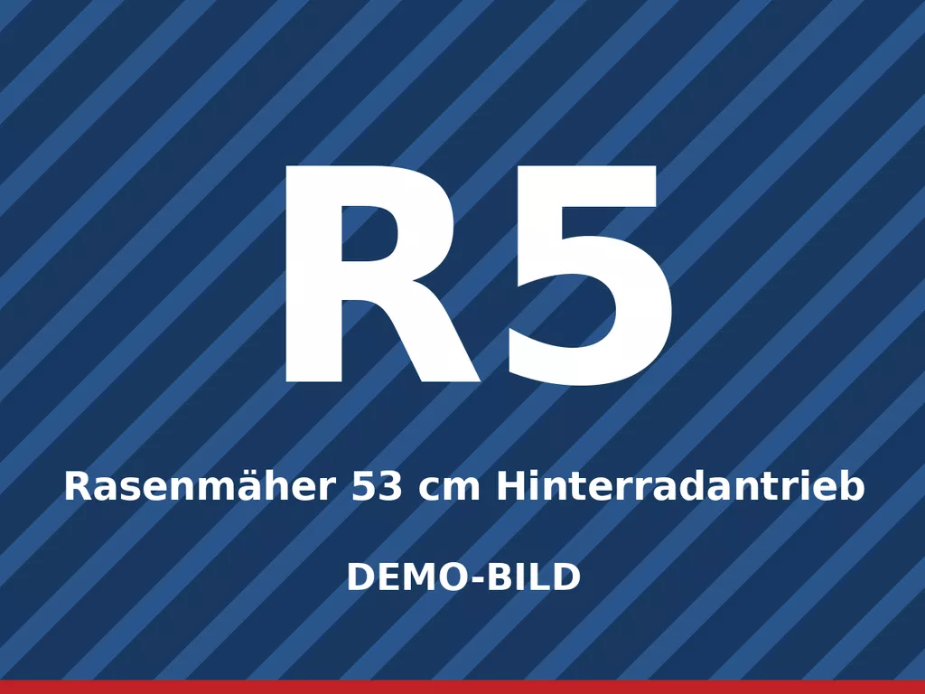 Demo-Bild: Rasenmäher 53 cm Hinterradantrieb
