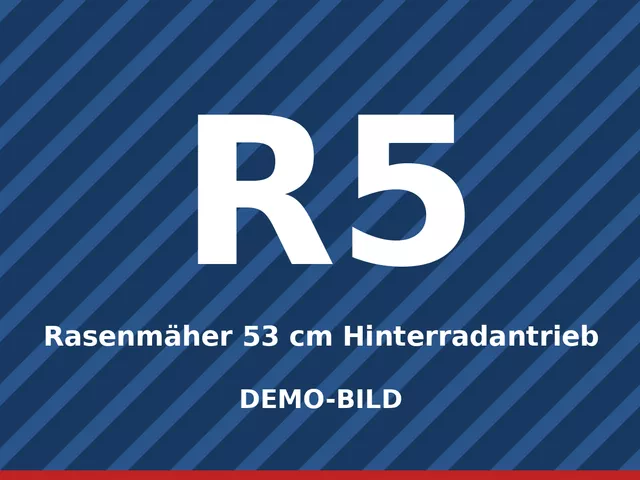 Demo-Bild: Rasenmäher 53 cm Hinterradantrieb