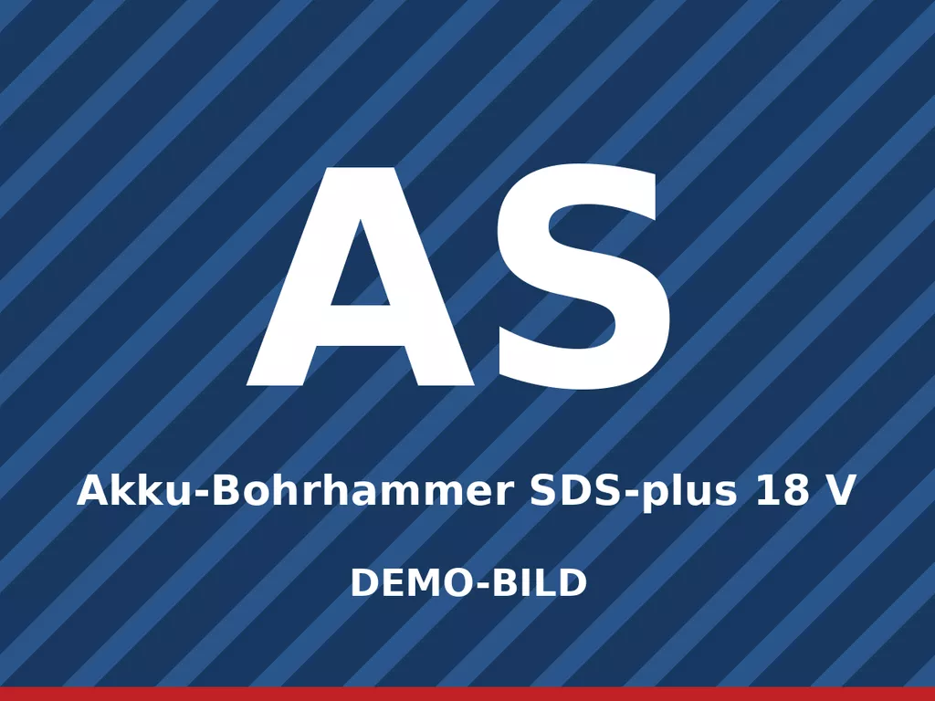 Demo-Bild: Akku-Bohrhammer SDS-plus 18 V