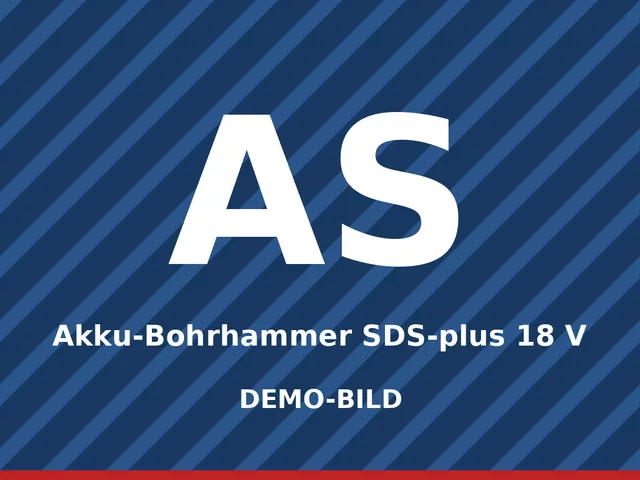 Demo-Bild: Akku-Bohrhammer SDS-plus 18 V